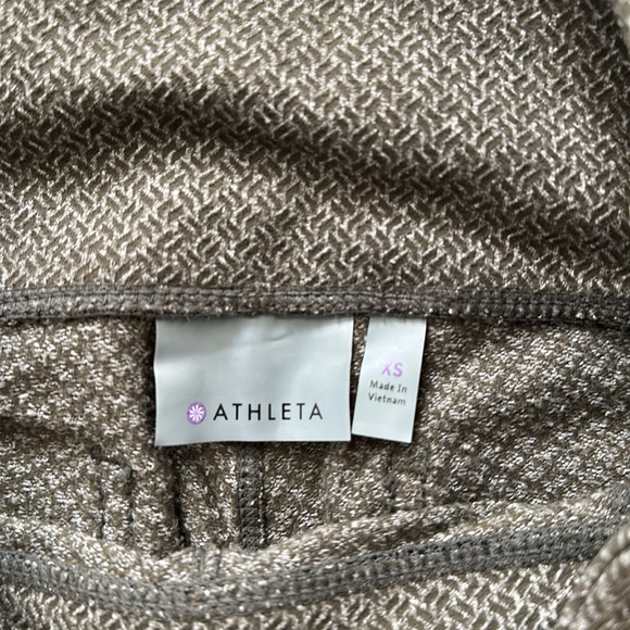 Athleta Metro Criss Cross High Waist Legging Workout Pants Size XS Olive Green - Picture 6 of 7